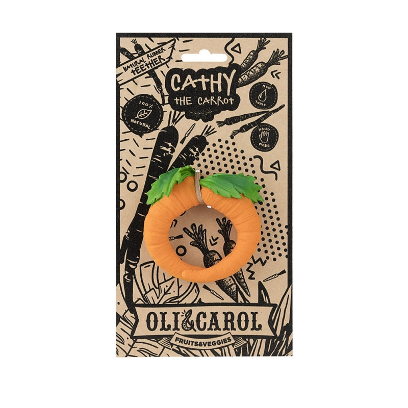 La carota - gioco in gomma per la dentizione